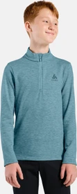 Odlo Berra Mid Layer Half Zip Laufshirt langarm provincial blue (Junior)
