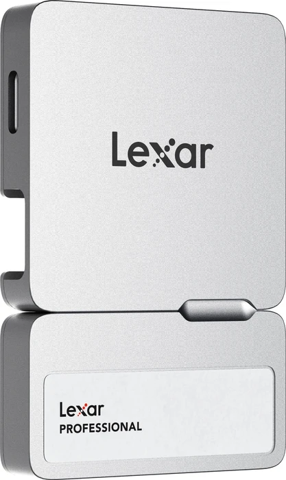 Lexar Professional Go Portable SSD with Hub (SL400), silber, 2TB, USB-C 3.2