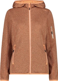 CMP Knit Tech Fleece Mesh Hoody Jacke tangeri/salmone (Damen)