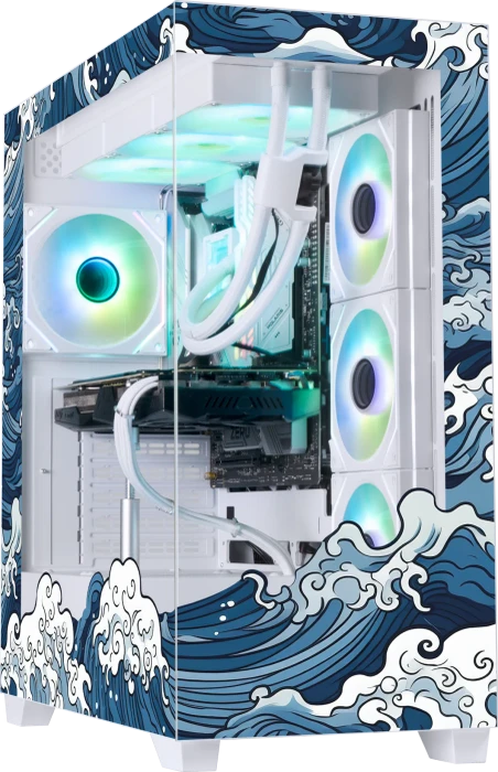 BitFenix CETO Premium Wave version, Glasfenster