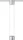 Paulmann URail Aldan Schienensystem LED Pendelleuchte 4.5W chrom matt/schwarz, 1 Stück (96811)