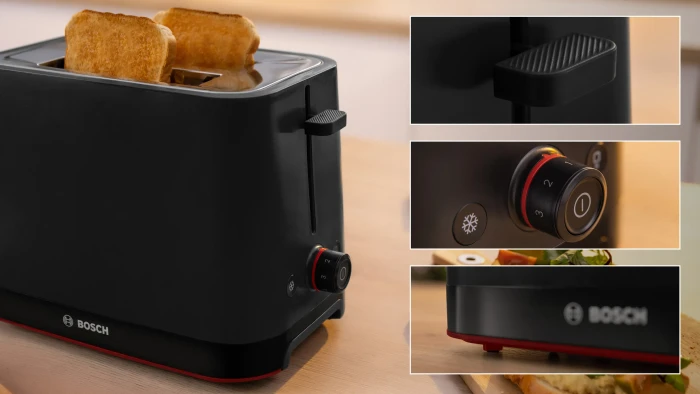 Bosch TAT3M123 Kompakt MyMoment Toaster schwarz