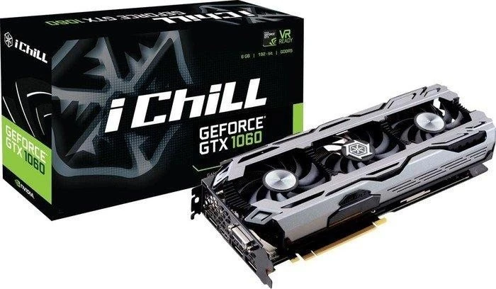 INNO3D GeForce GTX 1060 iCHILL X3, 6GB GDDR5, DVI, HDMI, 3x DP