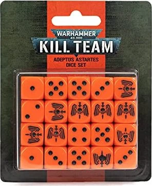 Games Workshop Warhammer 40.000 Kill Team: Würfelset Adeptus Astartes