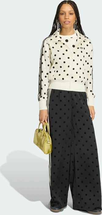 adidas Satin Polka Dots TT Track Top Trainingsjacke off white (Damen)
