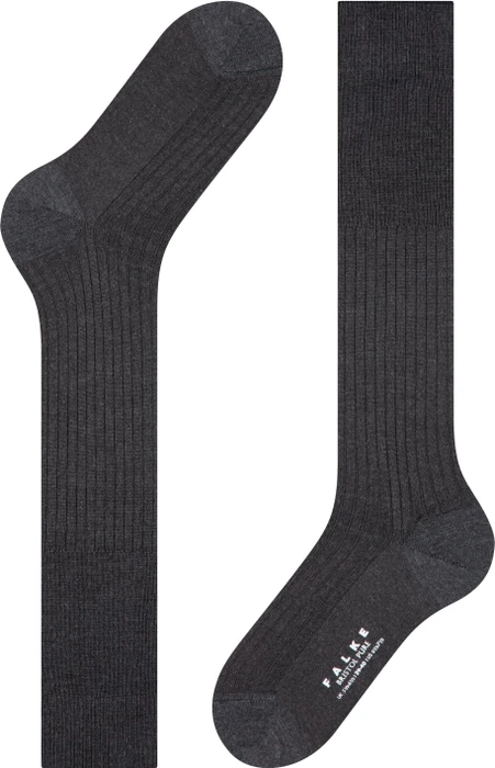 Falke Bristol Pure Socken anthra.mel (Herren)