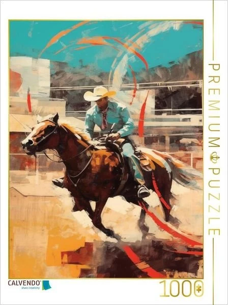Calvendo Rodeo-Rebellen: Der Cowboy im Sturm