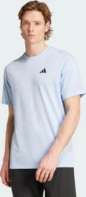 adidas Train Essentials Feelready Laufshirt kurzarm glow blue/black (Herren)