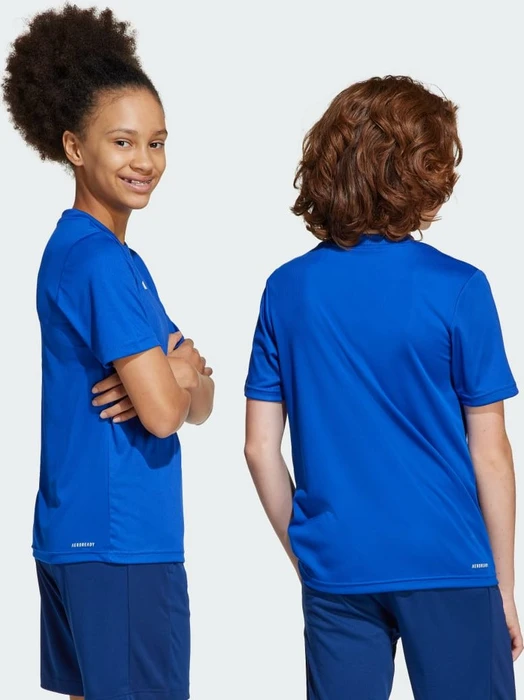 adidas Train Essentials Logo Regular Fit Funktionsshirt kurzarm royal blue/white (Junior)