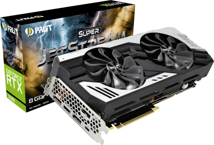Palit GeForce RTX 2080 - Super JetStream, 8GB GDDR6, HDMI, USB-C, 3x DP