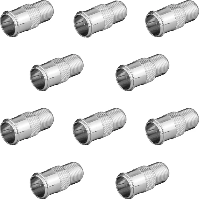 Wentronic Goobay F-Quickfixstecker auf F-Kupplung