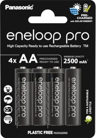 Panasonic eneloop pro (Gen 5) Mignon AA NiMH 2500mAh, 4er-Pack