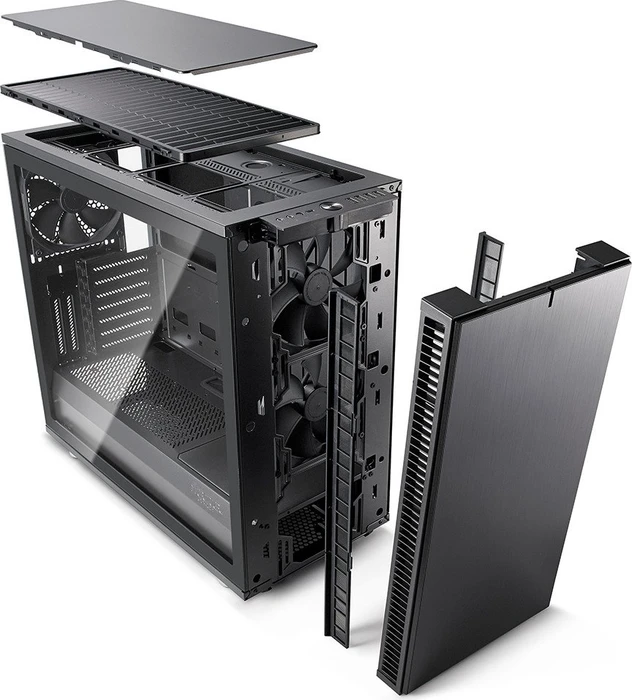 Fractal Design Define S2 Gunmetal, Glasfenster, schallgedämmt