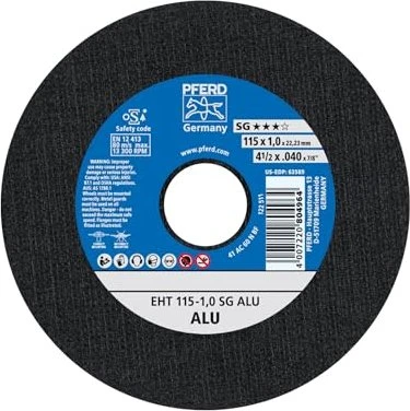 Pferd EHT 115-1.0 SG ALU Trennscheibe, 115x1x22.23mm, 25 Stück