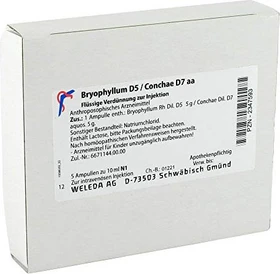 Weleda Bryophyllum D5/Conchae D7 Ampullen, 50ml (5x 10ml)