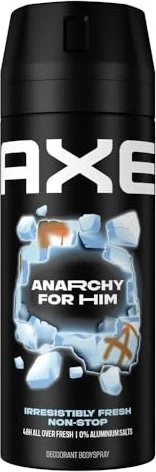 AXE Anarchy for him Dedorant Spray, 150ml
