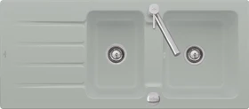 Villeroy & Boch Architectura 1160x510mm Einbau Becken reversibel mit Ablauffernbedienung fossil