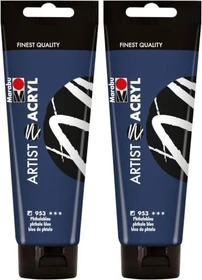 Marabu Artist Acryl Acrylfarbe, phthaloblau, 120ml