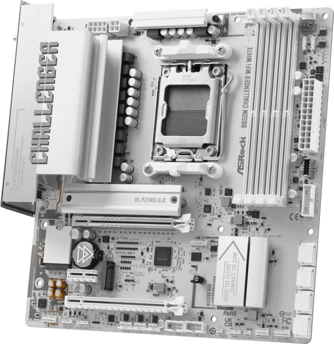 ASRock B850M Challenger WiFi White (AMD AM5)