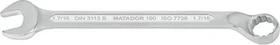 Matador 0190 Ring-Maulschlüssel zöllig, 1.7/16"x460mm