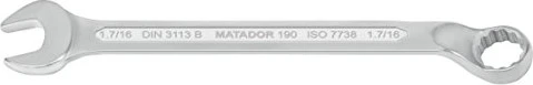 Matador 0190 Ring-Maulschlüssel zöllig, 1.7/16"x460mm