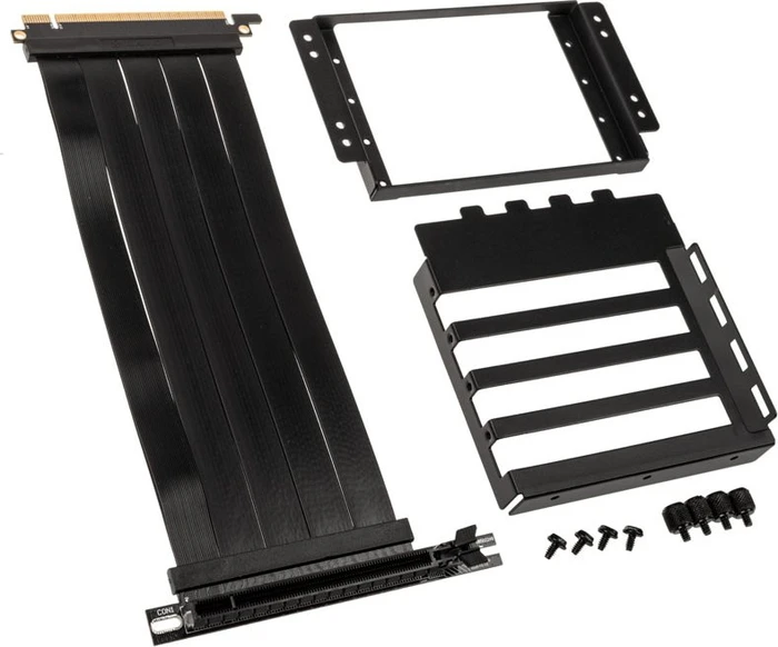Lian Li Riser Card, inkl. PCI-Slot Blende für PC-O11 Dynamic, gewinkelt, PCIe 4.0, 200mm, schwarz (O11D-1X-4)