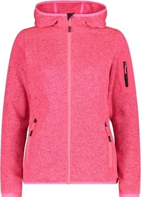 CMP Knit Tech Fleece Hoody Jacke meliert gloss/antracite (Damen)