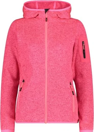 CMP Knit Tech Fleece Hoody Jacke meliert gloss/antracite (Damen)