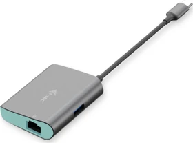 i-tec USB-Hub, RJ-45, USB-C 3.0 [Stecker] (C31METALANHUB)
