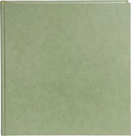 Goldbuch Buch Fotoalbum Hanf-Papeterie 30x31/60 weiße Seiten grün