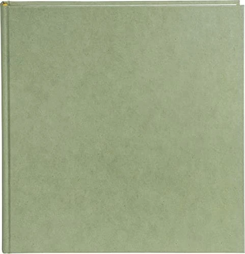 Goldbuch Buch Fotoalbum Hanf-Papeterie 30x31/60 weiße Seiten grün