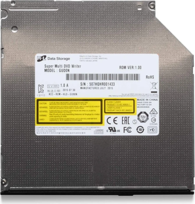 Hitachi-LG Data Storage GUD0N, UltraSlim schwarz, SATA