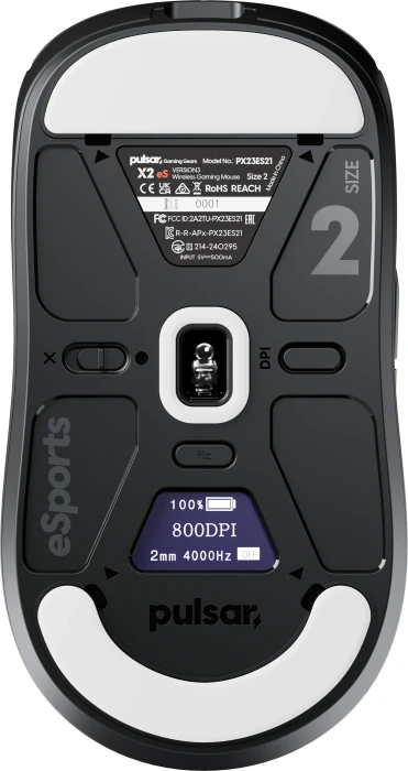 Pulsar Gaming Gears X2 v3 eS Wireless schwarz, USB