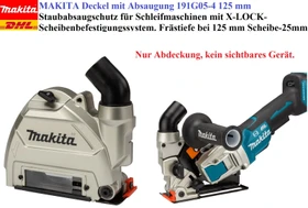 Makita Absaughaube für Winkelschleifer