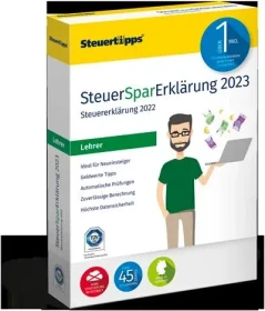 Akademische Arbeitsgemeinschaft SteuerSparErklärung für Lehrer 2023 (deutsch) (PC)