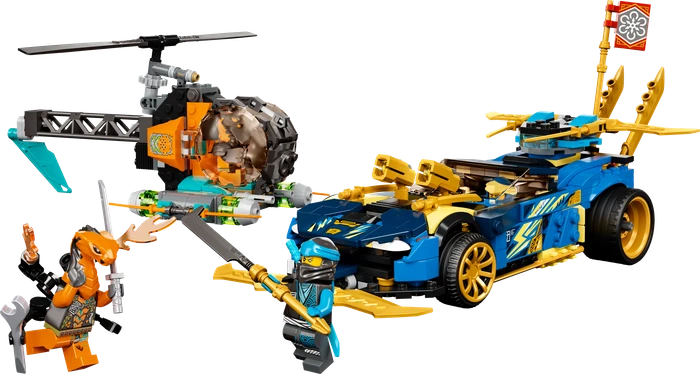 LEGO Ninjago - Jays und Nyas Rennwagen EVO