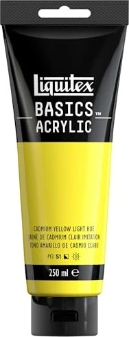 Liquitex Basics Acrylic cadmium yellow light hue, 250ml
