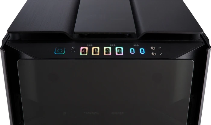 Corsair Obsidian 1000D, Glasfenster