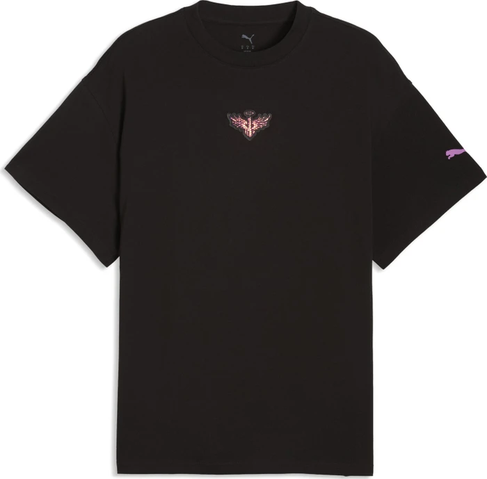 Puma Melo Alwayz On 1 Basketball T-Shirt kurzarm puma black/glowing red (Herren)