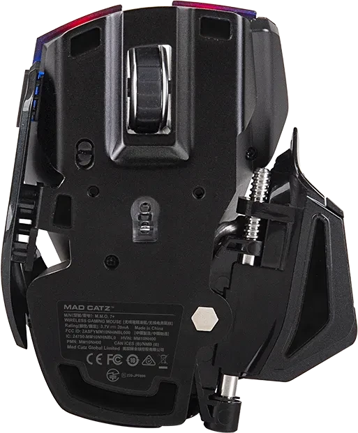 MadCatz M.M.O 7+ Wireless Gaming Mouse schwarz, USB