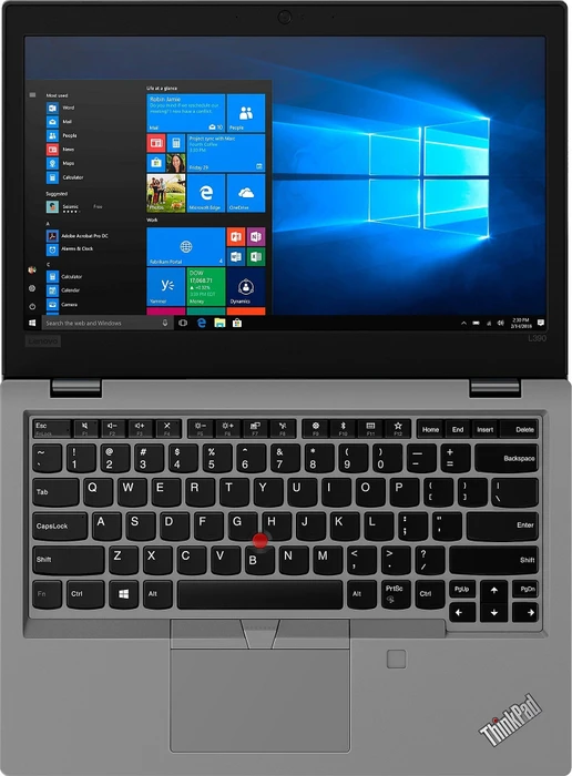 Lenovo ThinkPad L390, silber, Core i5-8265U, 8GB RAM, 256GB SSD, DE