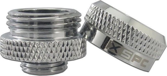 XSPC Rohranschluss G1/4" auf 14/10mm, verchromt