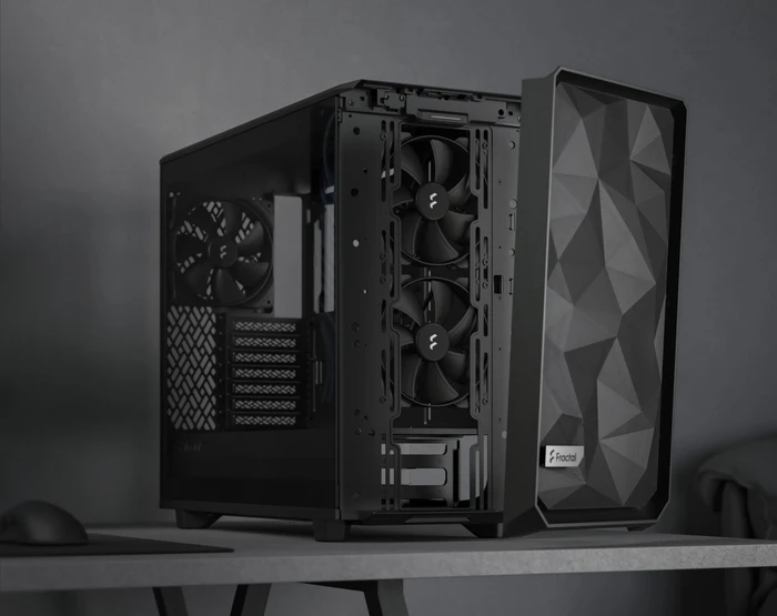 Fractal Design Meshify 2 Lite RGB Black TG Light Tint, Glasfenster