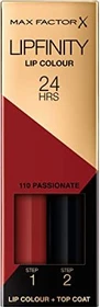 Max Factor Lipfinity Lip Colour 24h Lippenstift 110 passionate, 4.2ml