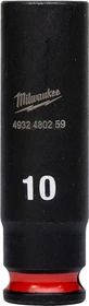 Milwaukee Shockwave Außensechskant Steckschlüssel 1/4", 10x50mm, 1 Stück