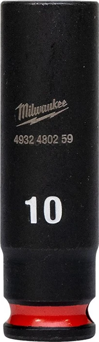 Milwaukee Shockwave Außensechskant Steckschlüssel 1/4", 10x50mm, 1 Stück