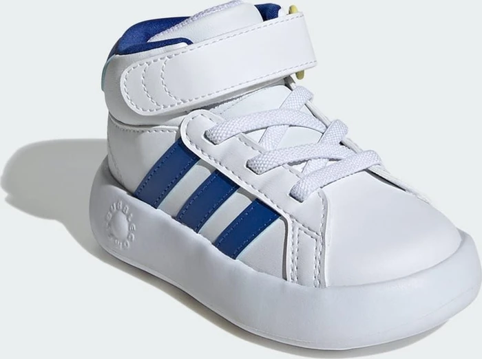 adidas Grand Court Mid cloud white/royal blue/ice yellow (Junior)