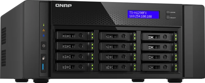 QNAP QuTS hero TS-h1290FX-7232P-64G, 64GB RAM reg ECC, 2x SFP28 25Gb/s, 2x RJ-45 2.5GBase-T