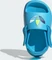 adidas Adifom Adilette sky rush/cloud white/solar yellow (Junior) Vorschaubild