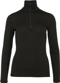 Icebreaker 260 Tech Half Zip Funktionsshirt langarm schwarz (Damen)